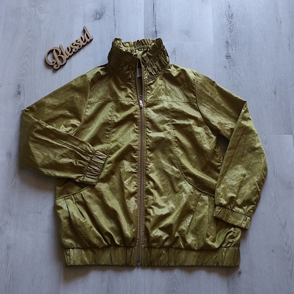 Adele Fado made in Italy Jacket lightweight green - Picture 1 of 11